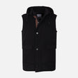 MEN HOODED FLEECE VEST