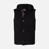 MEN HOODED FLEECE VEST
