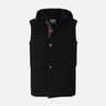 MEN HOODED FLEECE VEST