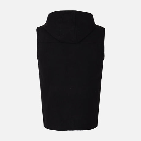 MEN HOODED FLEECE VEST
