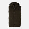 MEN HOODED FLEECE VEST