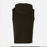MEN HOODED FLEECE VEST