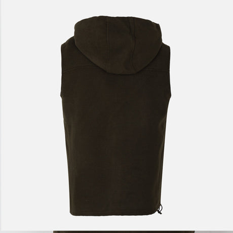 MEN HOODED FLEECE VEST
