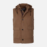 MEN HOODED FLEECE VEST