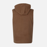MEN HOODED FLEECE VEST