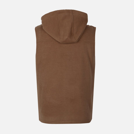 MEN HOODED FLEECE VEST