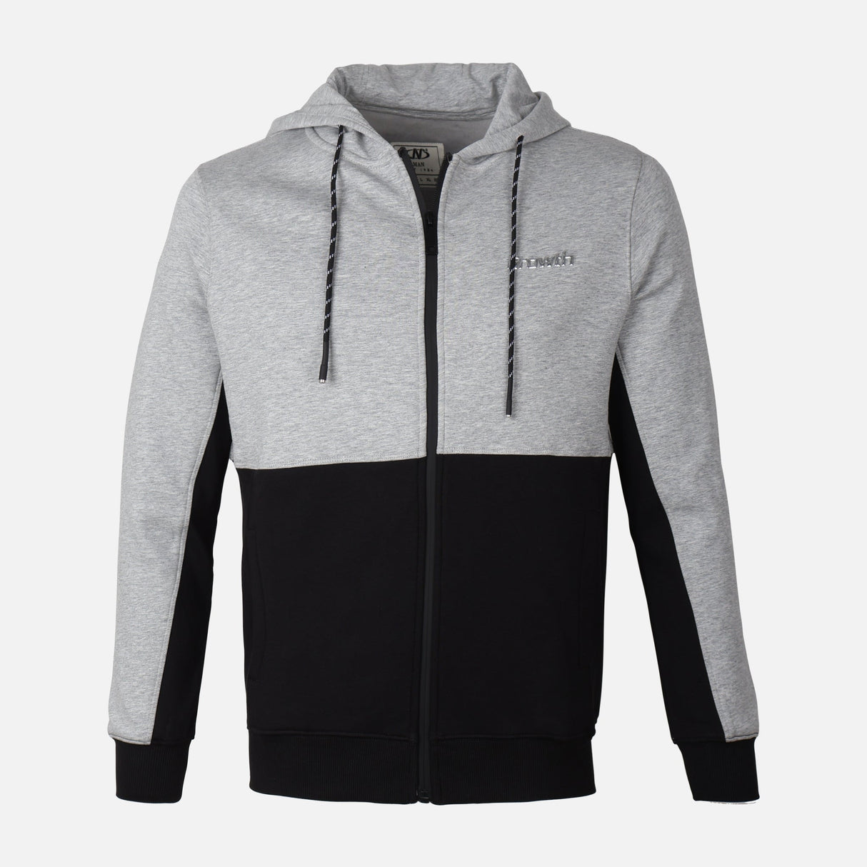 MEN HOODED FLEECE CARDIGAN