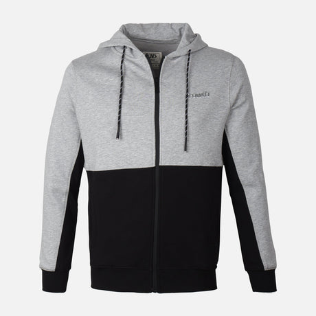 MEN HOODED FLEECE CARDIGAN