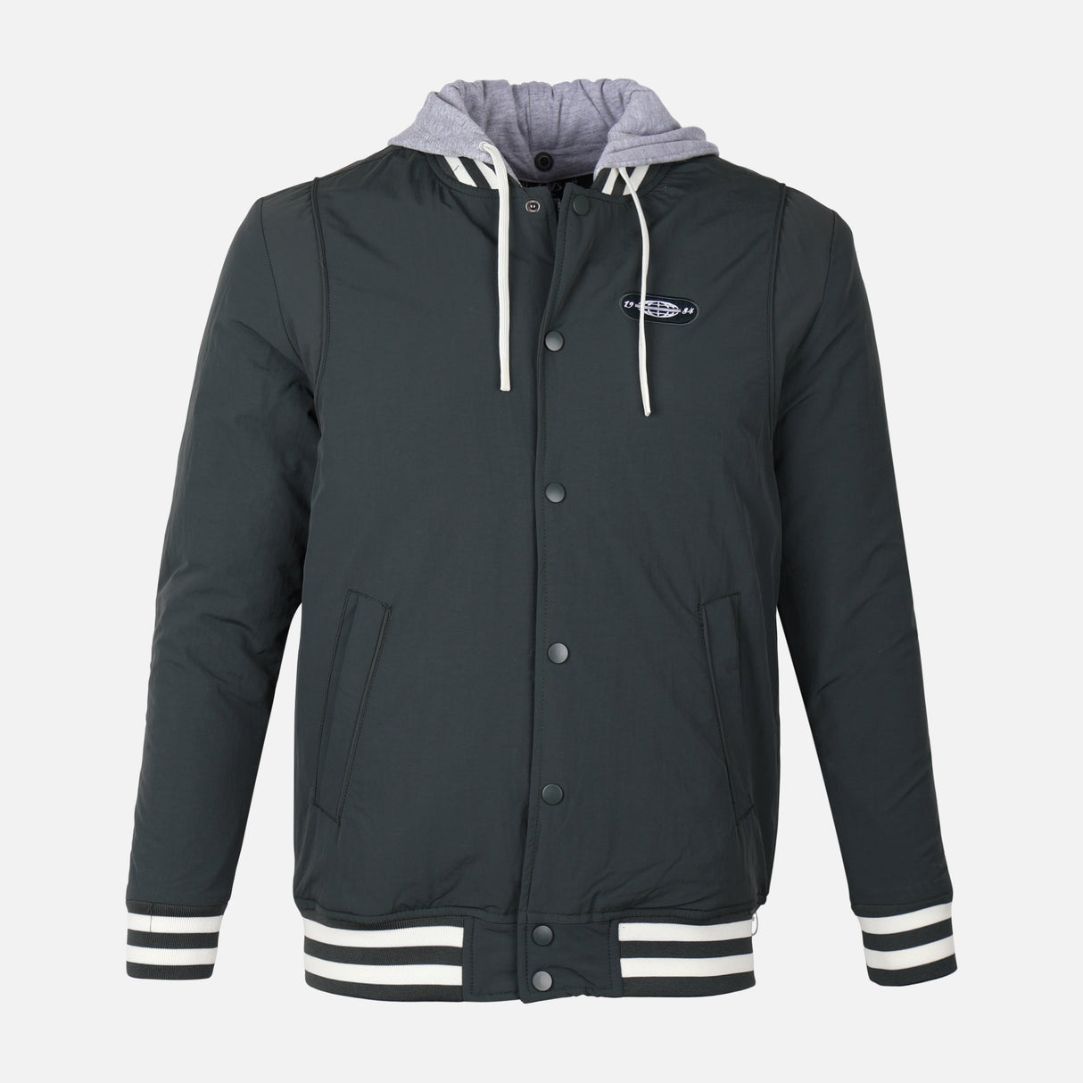 MEN BOMBER JACKET WITH HOOD
