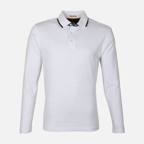 MEN BASIC LONG SLEEVE POLO