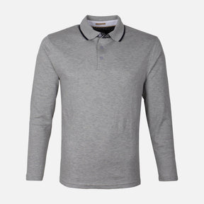 MEN BASIC LONG SLEEVE POLO