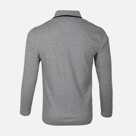MEN BASIC LONG SLEEVE POLO