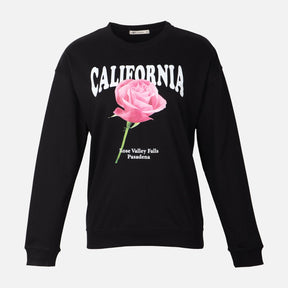 WOMEN OVERSIZE PHOTO PRINT SWEATSHIRT