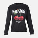 WOMEN OVERSIZE PHOTO PRINT SWEATSHIRT