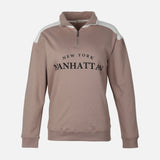 WOMEN HALF-ZIP SWEATSHIRT