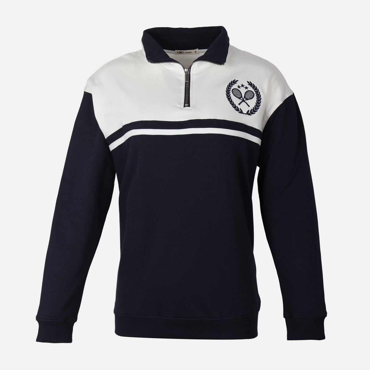 WOMEN HALF-ZIP SWEATSHIRT