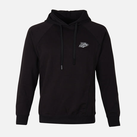 MEN SOLID HOODED PULLOVER