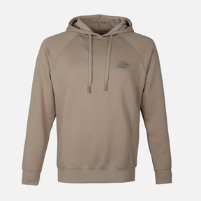 MEN SOLID HOODED PULLOVER