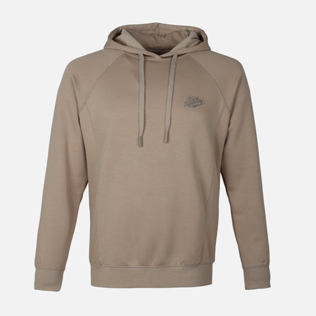 MEN SOLID HOODED PULLOVER