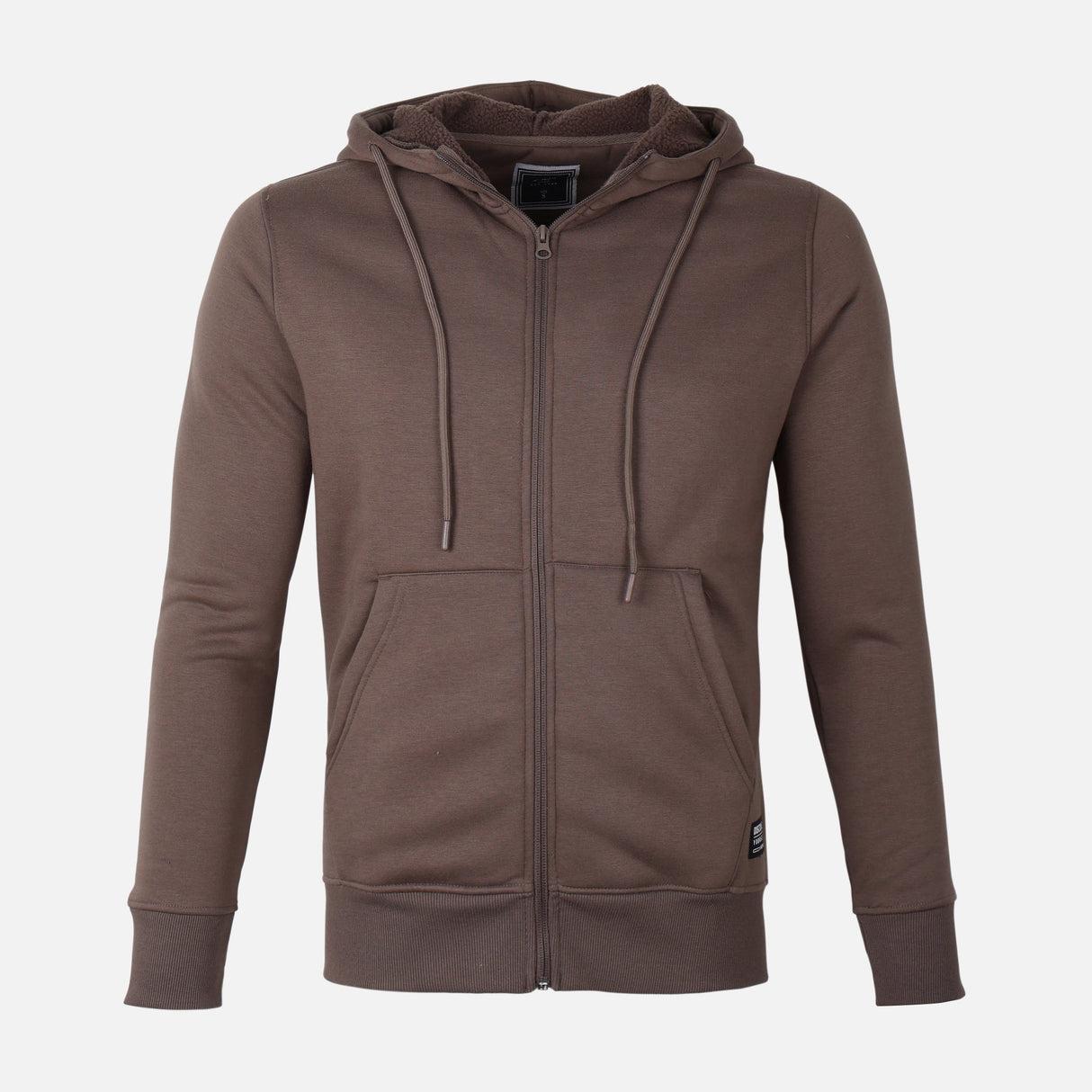 MEN BASIC HOODED CARDIGAN