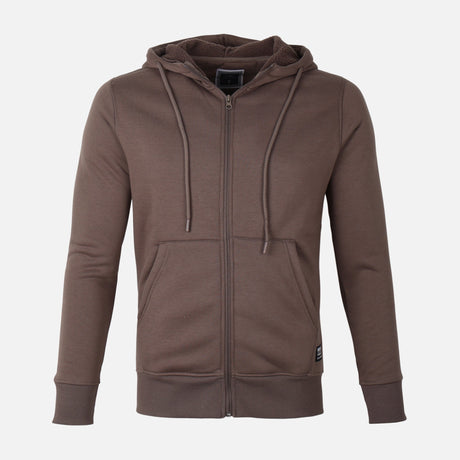 MEN BASIC HOODED CARDIGAN