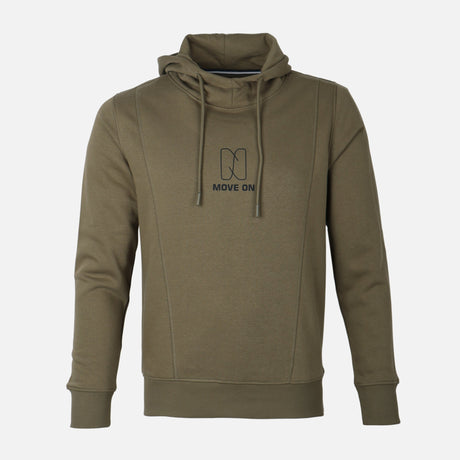 MEN HOODED PULLOVER