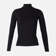 WOMEN BASIC LONG SLEEVE HIGH NECK TEE