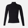 WOMEN BASIC LONG SLEEVE HIGH NECK TEE
