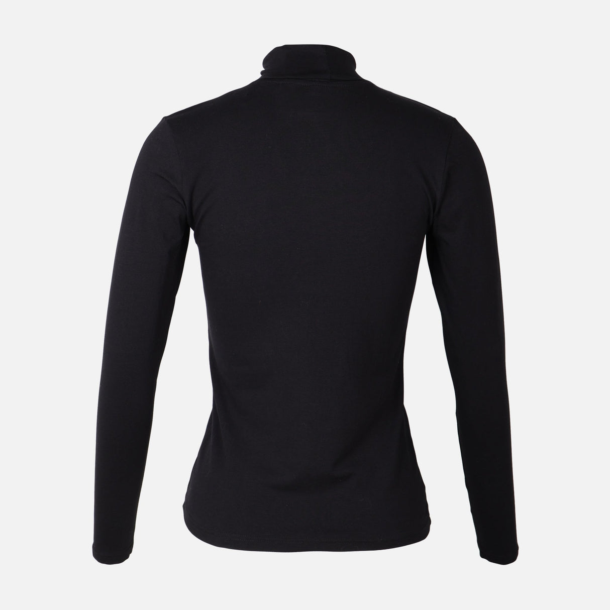 WOMEN BASIC LONG SLEEVE HIGH NECK TEE