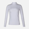 WOMEN BASIC LONG SLEEVE HIGH NECK TEE