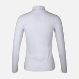 WOMEN BASIC LONG SLEEVE HIGH NECK TEE