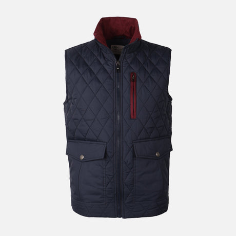 MEN QUILTED PADDED VEST