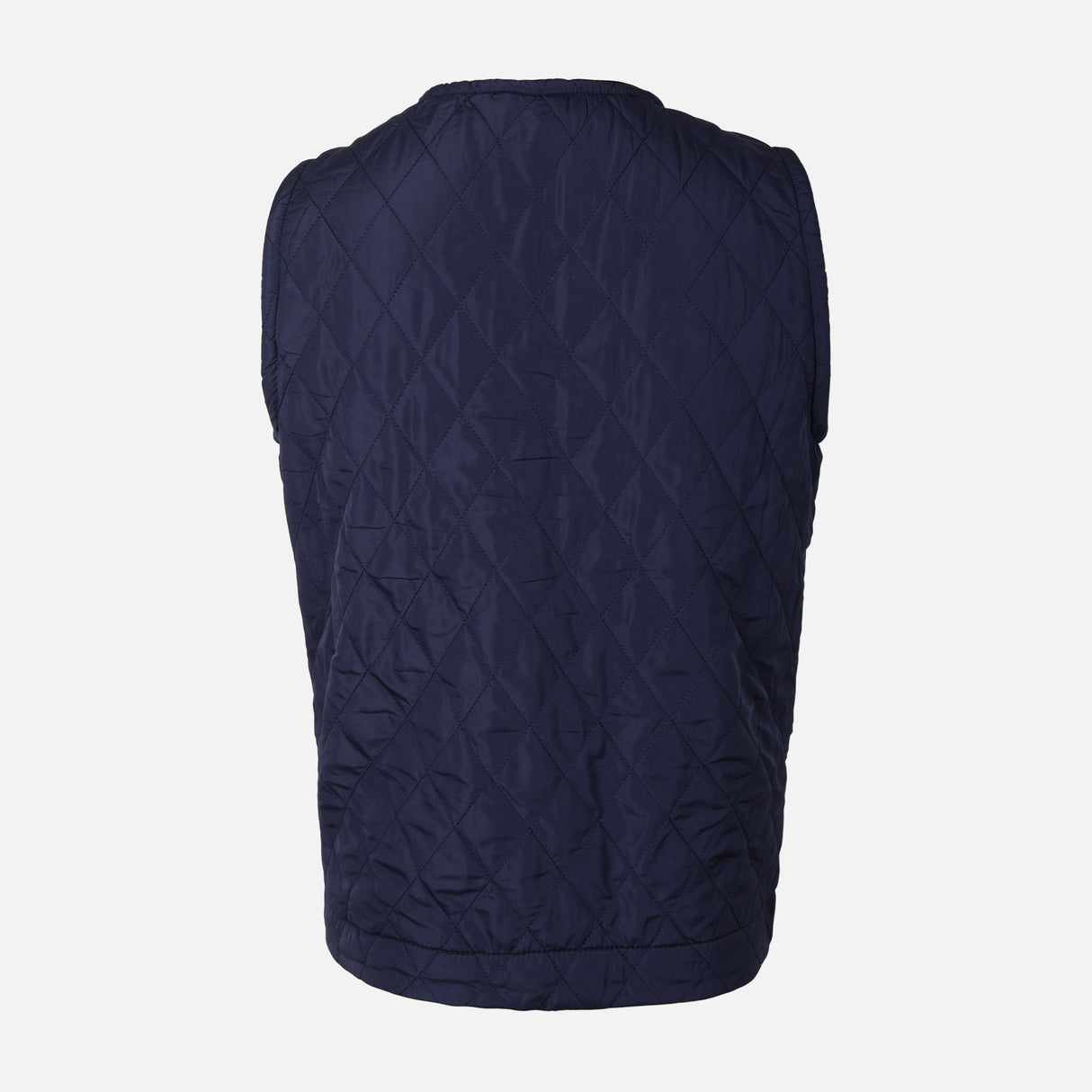 MEN QUILTED PADDED VEST V-NECK