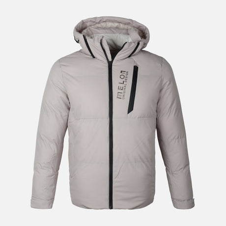 MEN FASHION HOODED PUFFER JACKET