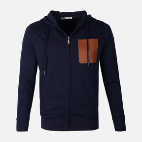 MEN HOODED CARDIGAN