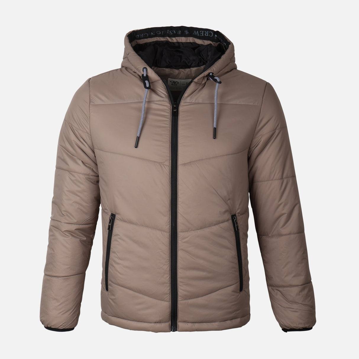 MEN FASHION HOODED PUFFER JACKET