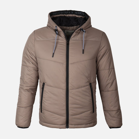 MEN FASHION HOODED PUFFER JACKET