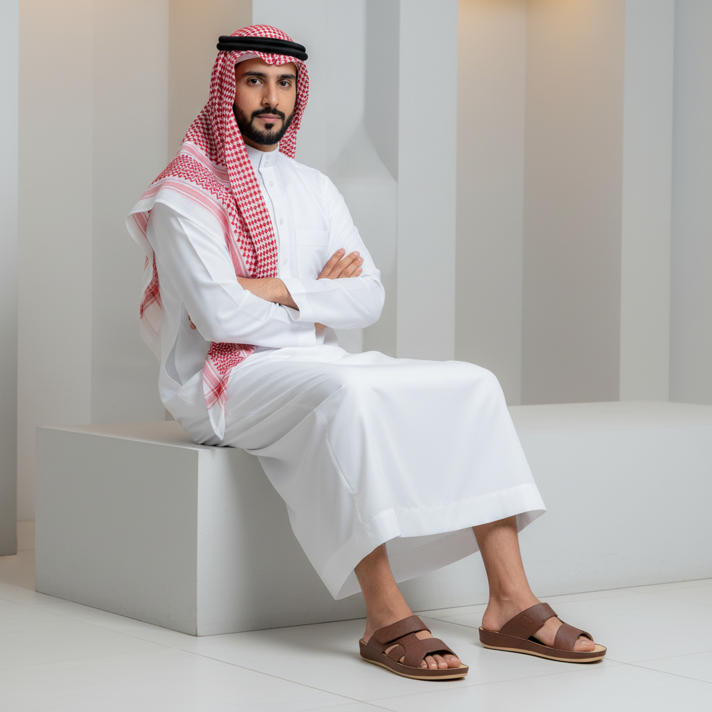 نعال رجالي بتصميم عربي