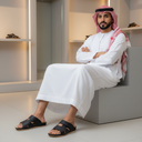 نعال رجالي بتصميم عربي