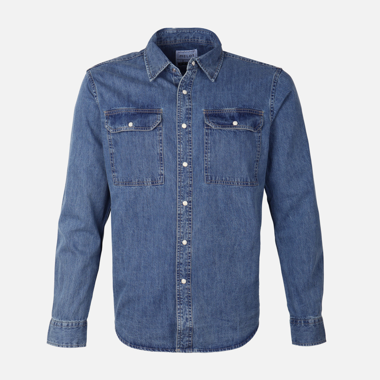 Men Denim Long Sleeve Shirt