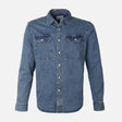 MEN DENIM LONG SLEEVE SHIRT