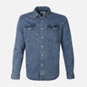 MEN DENIM LONG SLEEVE SHIRT