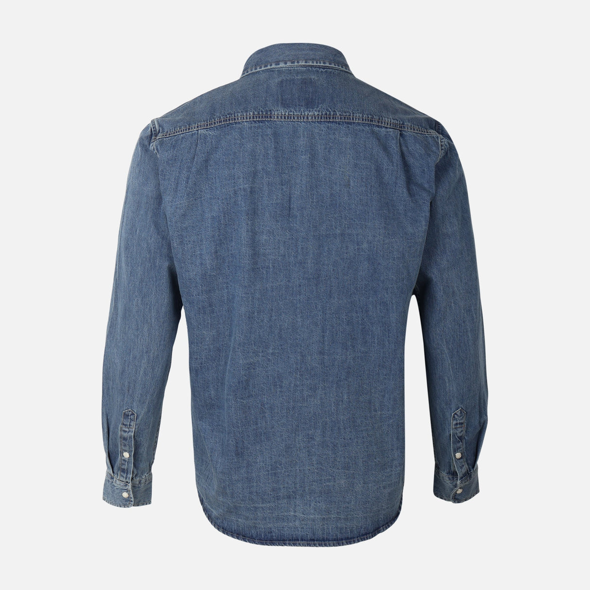 MEN DENIM LONG SLEEVE SHIRT