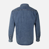 MEN DENIM LONG SLEEVE SHIRT
