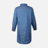 WOMEN DENIM LONG SHIRT LONG SLEEVES