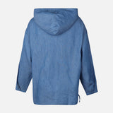 WOMEN DENIM LONG SLEEVE SHIRT