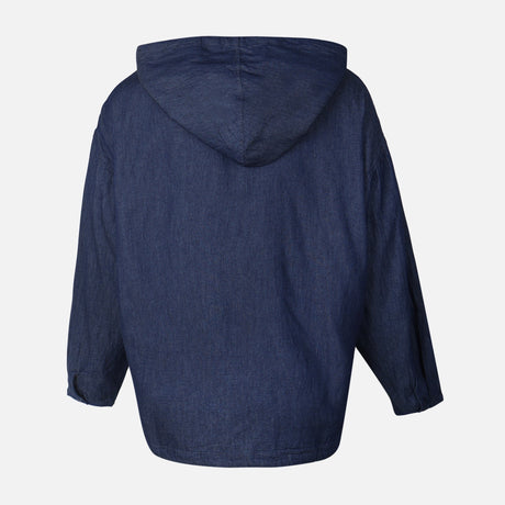 WOMEN DENIM LONG SLEEVE SHIRT