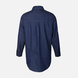 WOMEN DENIM LONG SLEEVE SHIRT