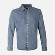 MEN DENIM LONG SLEEVE SHIRT