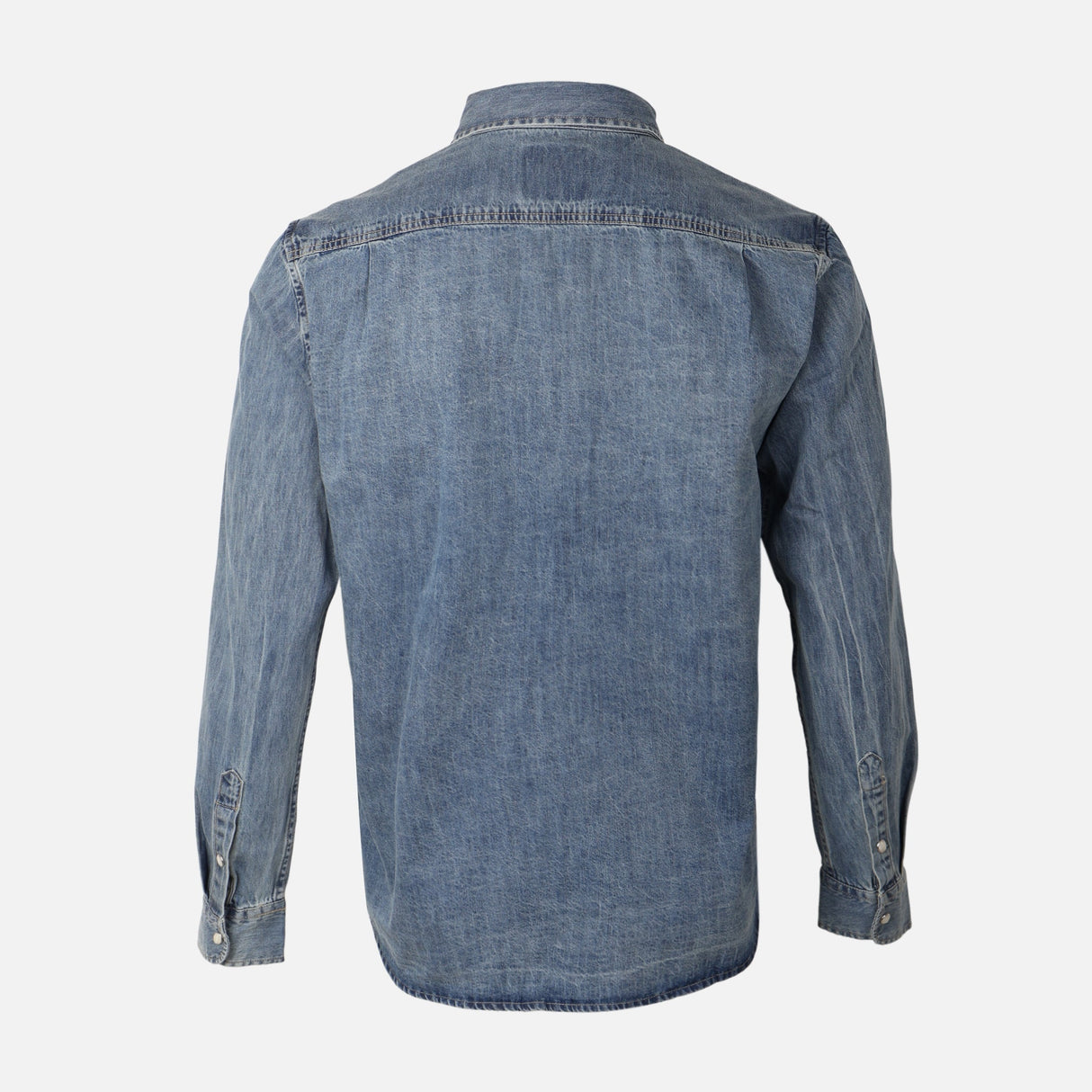 MEN DENIM LONG SLEEVE SHIRT
